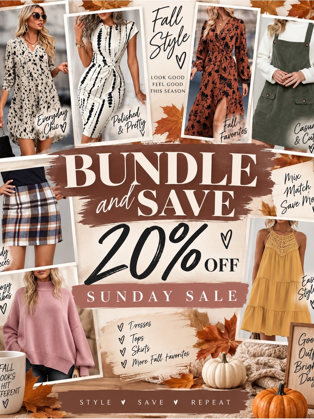 Fall Favorites Sunday Sale